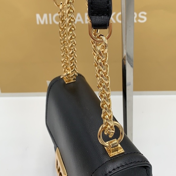 MICHAEL KORS SONIA SMALL SHOULDER XBODY BLACK COLOR - Picture 10 of 16